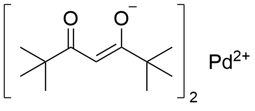 Bis(2,2,6,6-tetramethyl-3,5-heptanedionato)palladium, Pd(TMHD)2
